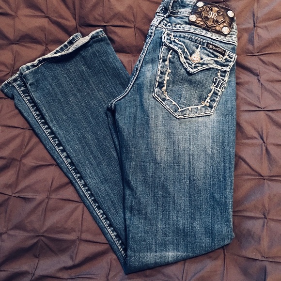 Women’s/Juniors Miss Me Bootcut Jeans 25 Short - Picture 2 of 4